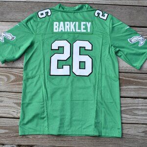 New! Saquon Barkley Philadelphia Eagles KELLY Green Football Jersey Men's Sizes